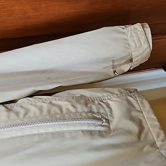 VINTAGE TOMMY HILFIGER COAT JACKET M MEDIUM ZIPPER POCKETS - Picture 6 of 11